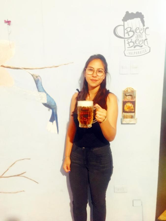 Beer&Beer Bed & Breakfast Valparaiso Bagian luar foto