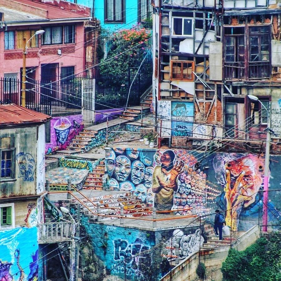 Beer&Beer Bed & Breakfast Valparaiso Bagian luar foto